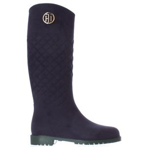 Tommy Hilfiger Quilted Riding Boots